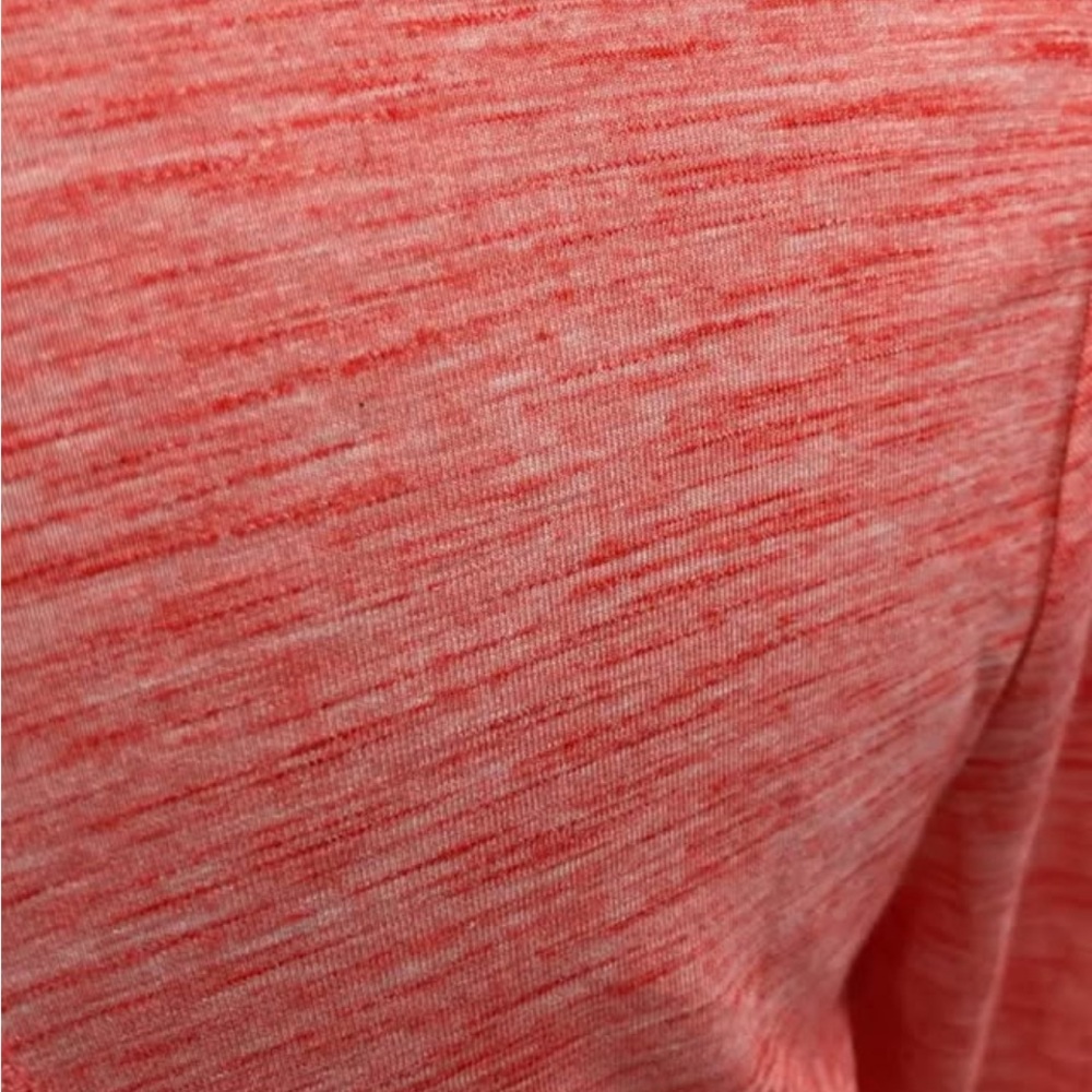 GAP Heathered Coral orang Long Sleeve gapfit breathe thumb holes athletic small - Picture 5 of 8